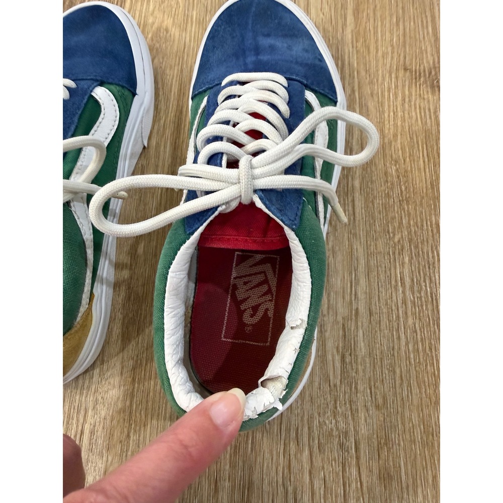 Vans Old Skool Sneakers M5/W6.5 Multi Color Yacht Club Colorblock Skate‎ - Picture 7 of 10